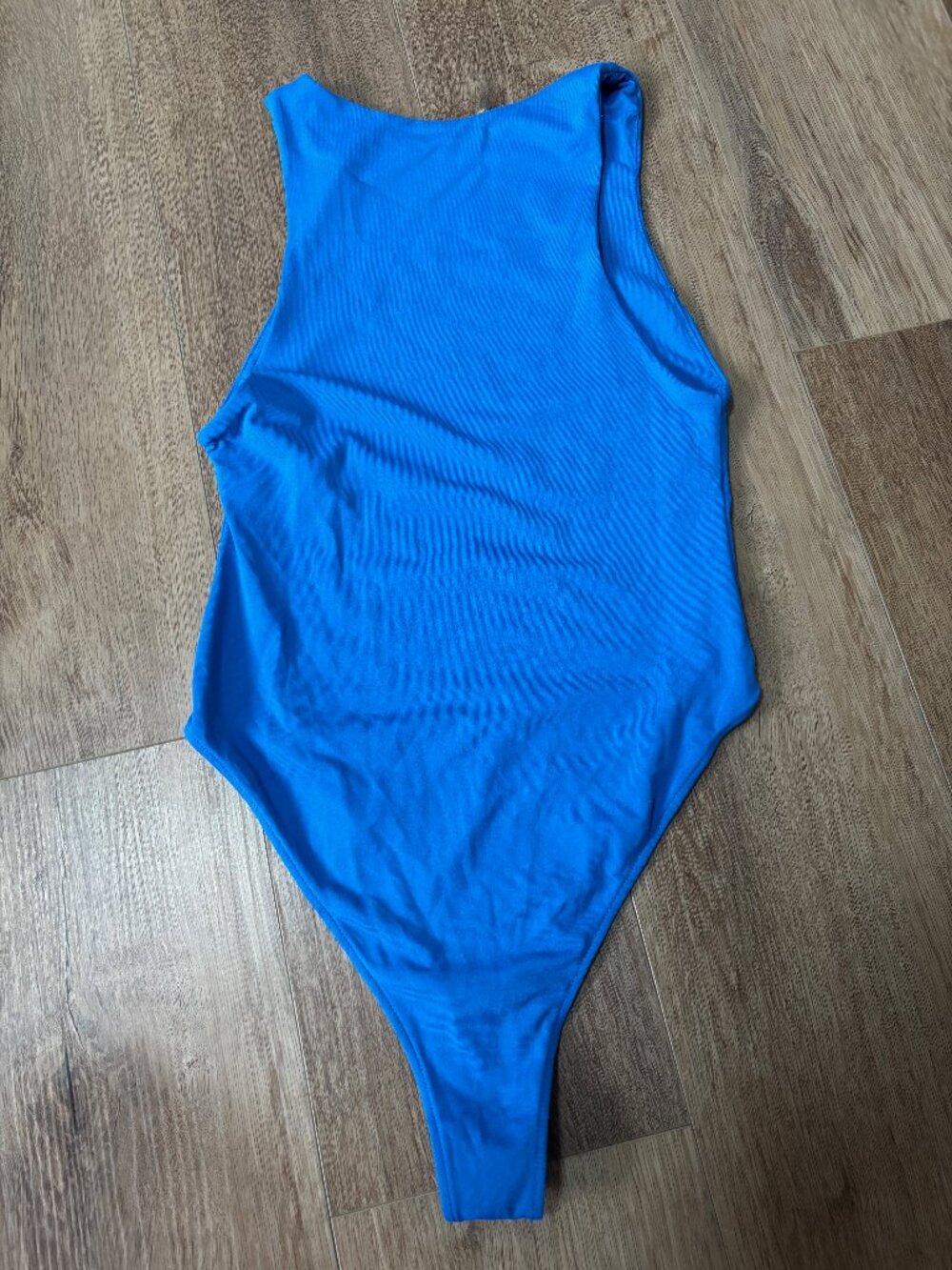 Zara Blue Tank Bodysuit - Size Small - Picture 2 of 5
